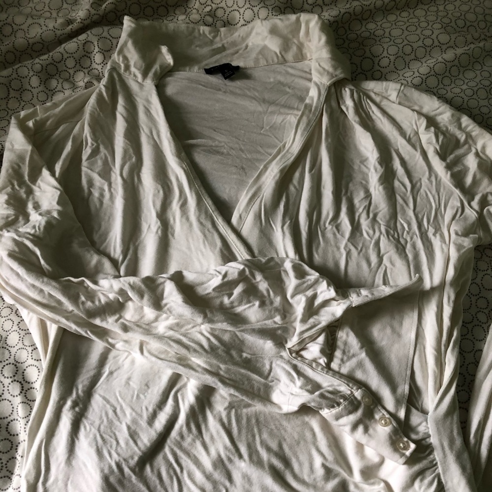 Talbots crossover blouse- Size S